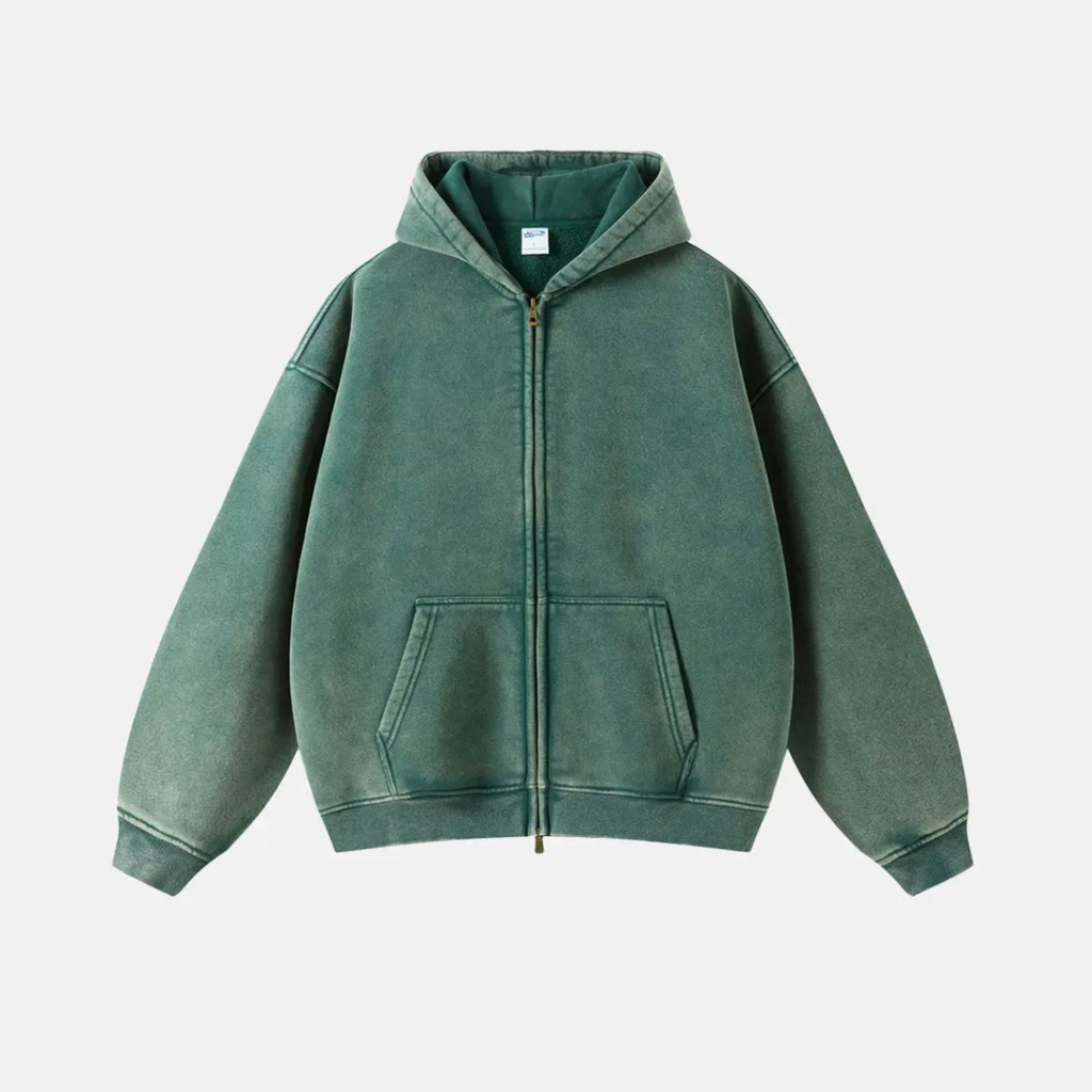 Oversized Zip-Up Hoodie