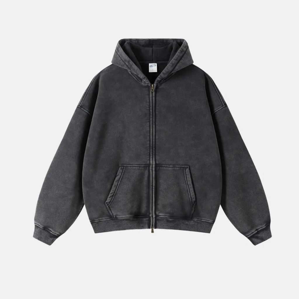 Oversized Zip-Up Hoodie