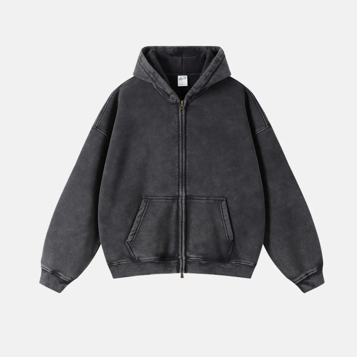 Oversized Zip-Up Hoodie