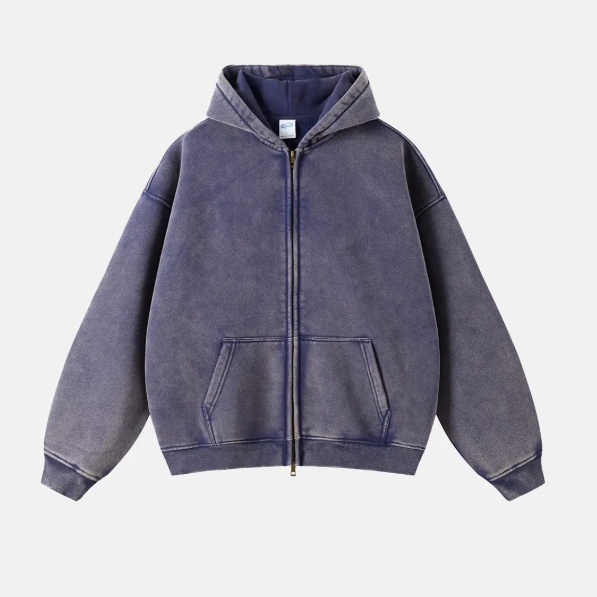 Oversized Zip-Up Hoodie