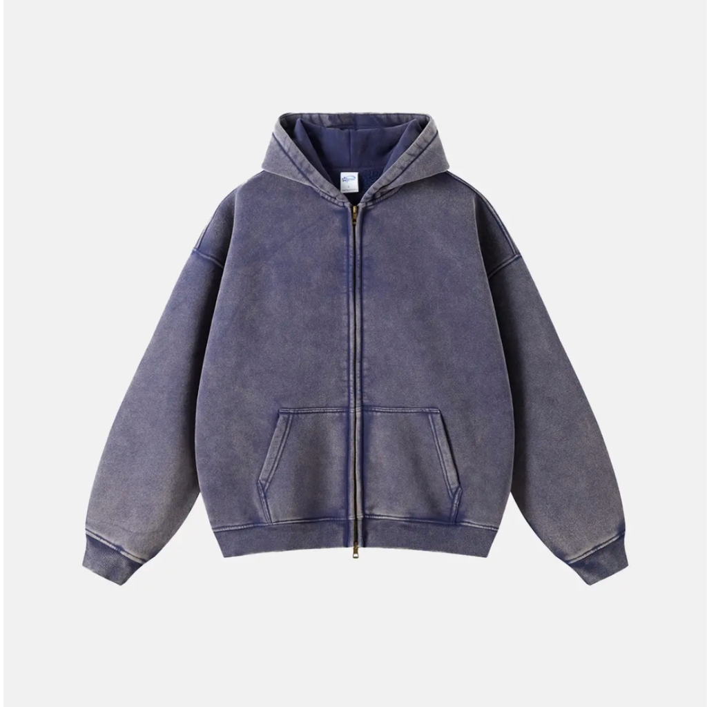 Oversized Zip-Up Hoodie