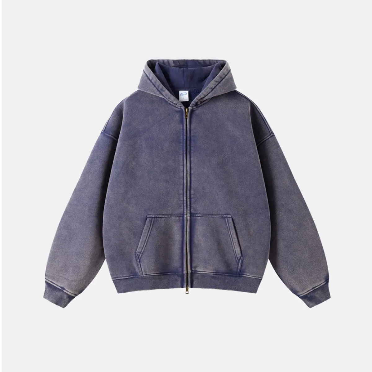 Oversized Zip-Up Hoodie
