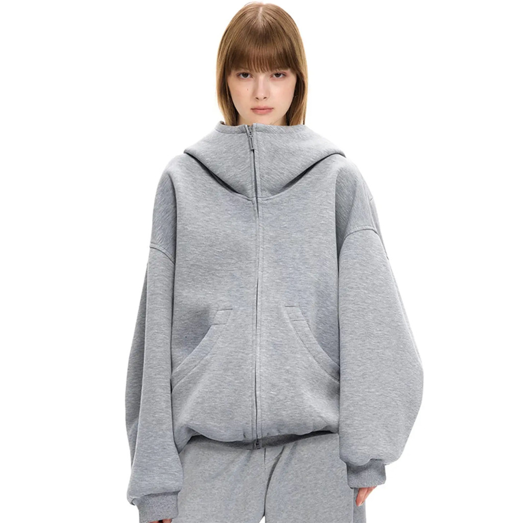 Oversized Drop-Shoulder Hoodie