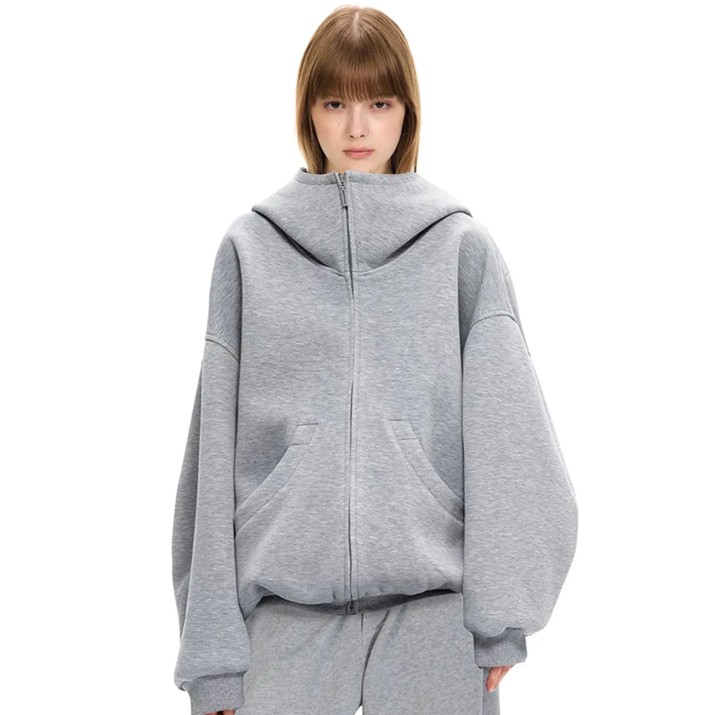 Oversized Drop-Shoulder Hoodie