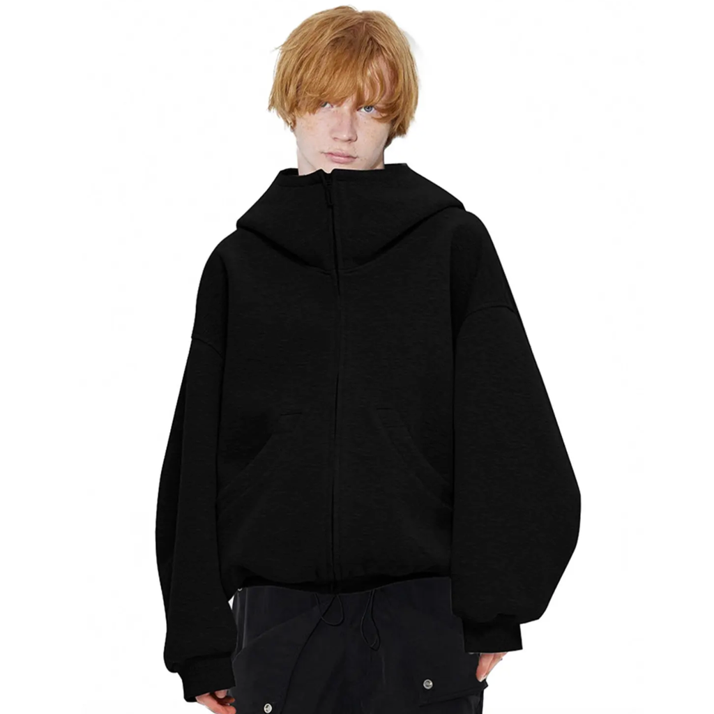 Oversized Drop-Shoulder Hoodie