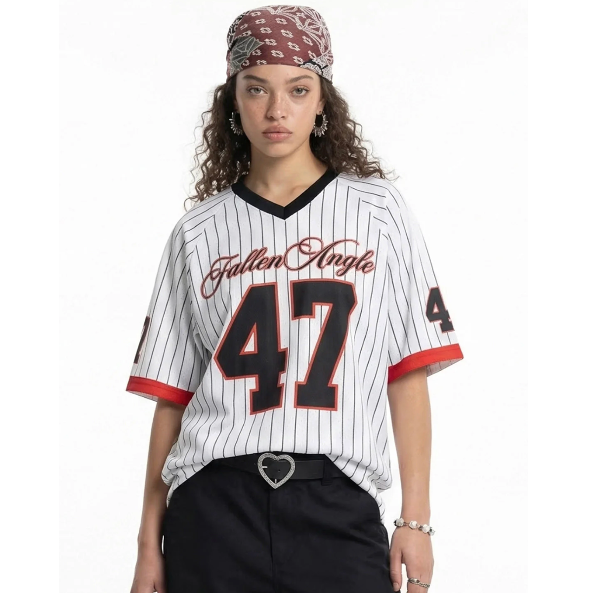 Fallen Angel 47 Pinstripe Baseball Jersey