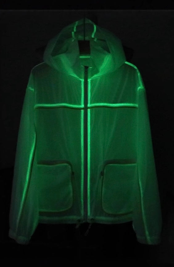 67Reflective UV Protection Hooded Jacket – Lightweight Breathable Sun Protection Windbreaker
