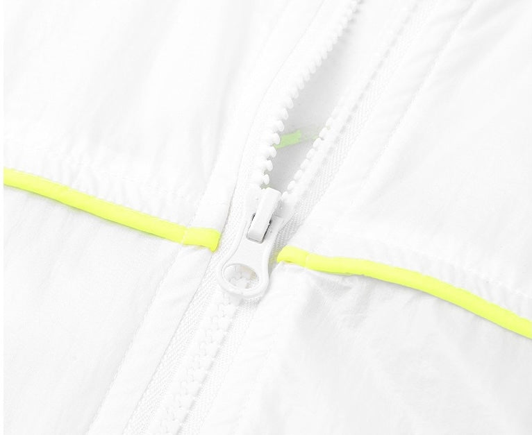 67Reflective UV Protection Hooded Jacket – Lightweight Breathable Sun Protection Windbreaker