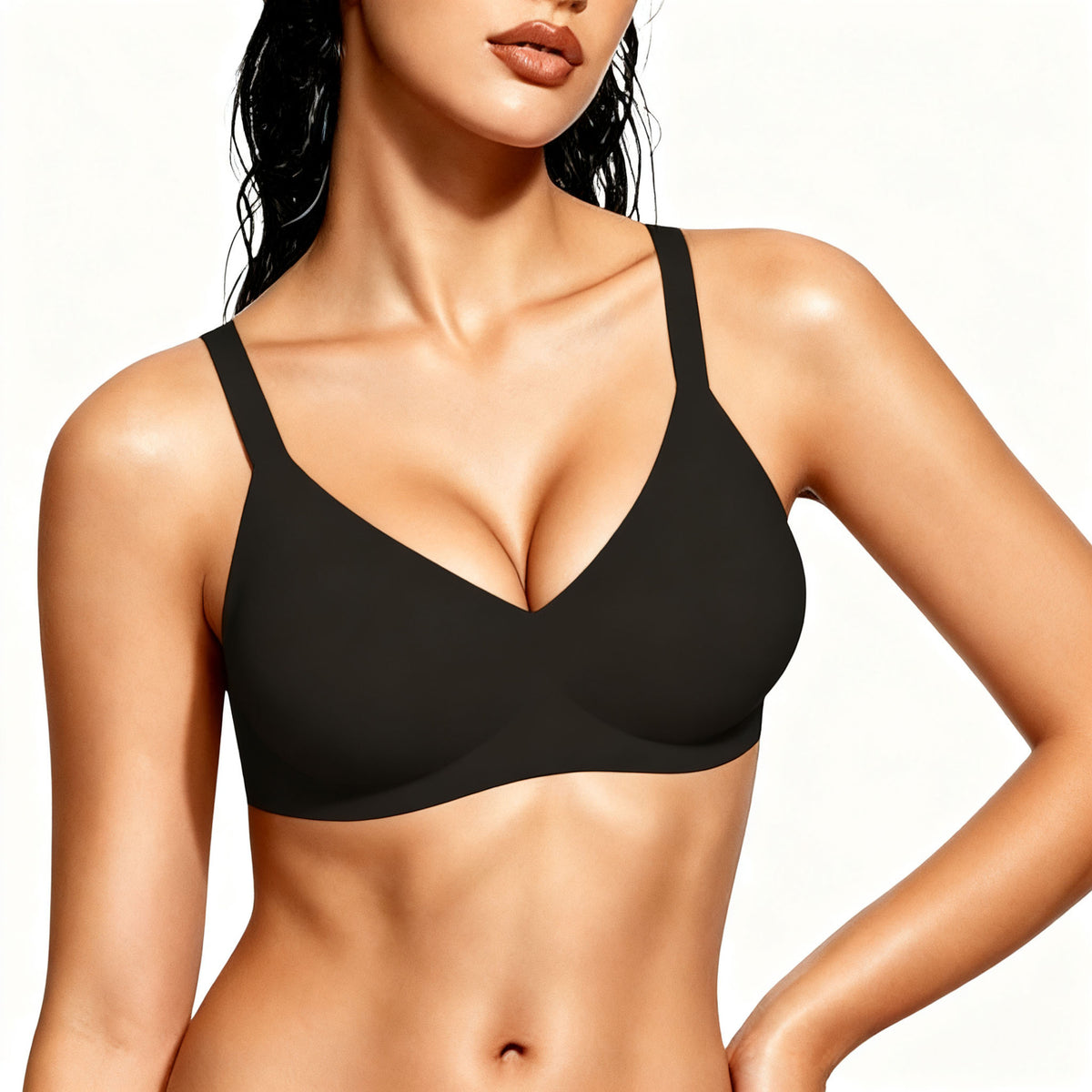 Everyday Seamless Wireless Bra with Adjustable Straps